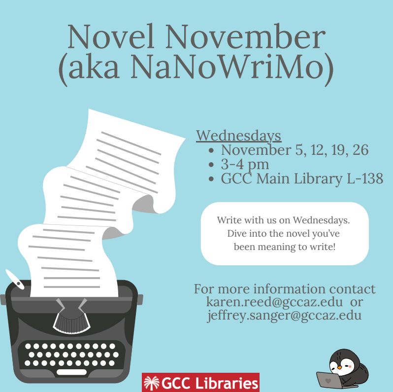 Novel November (aka NaNoWriMo)