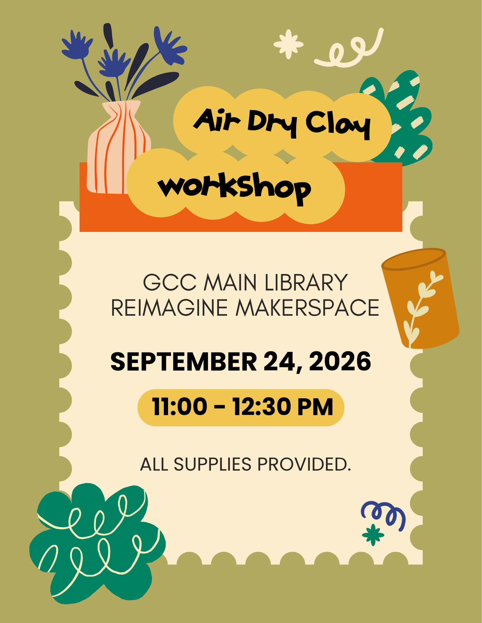 Air Dry Clay Workshop