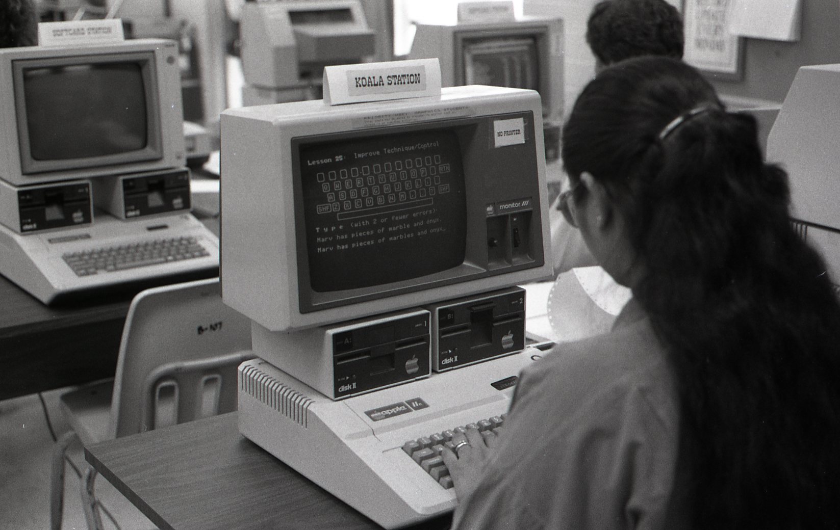 Student at Early Computer