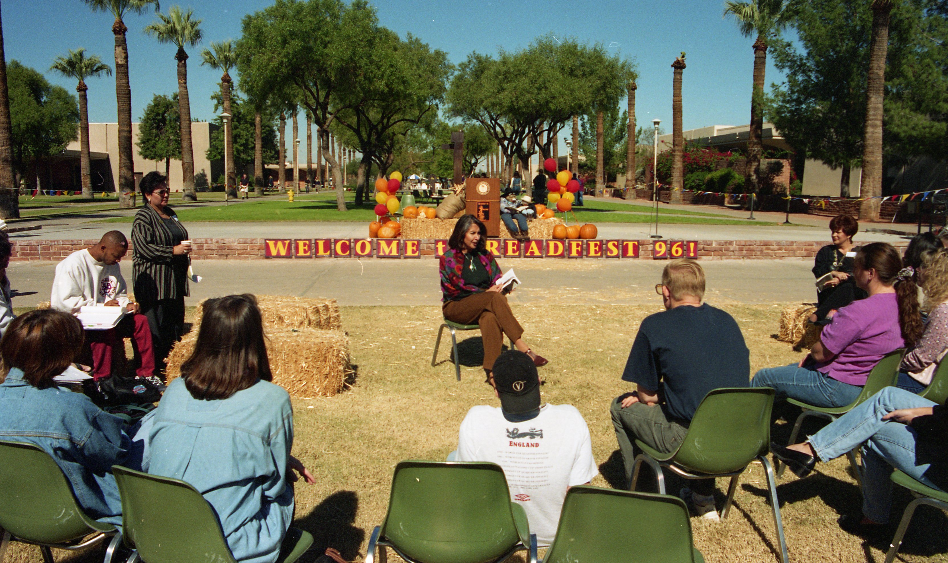 GCC President Dr. Tessa Martinez Pollack at Readfest '96