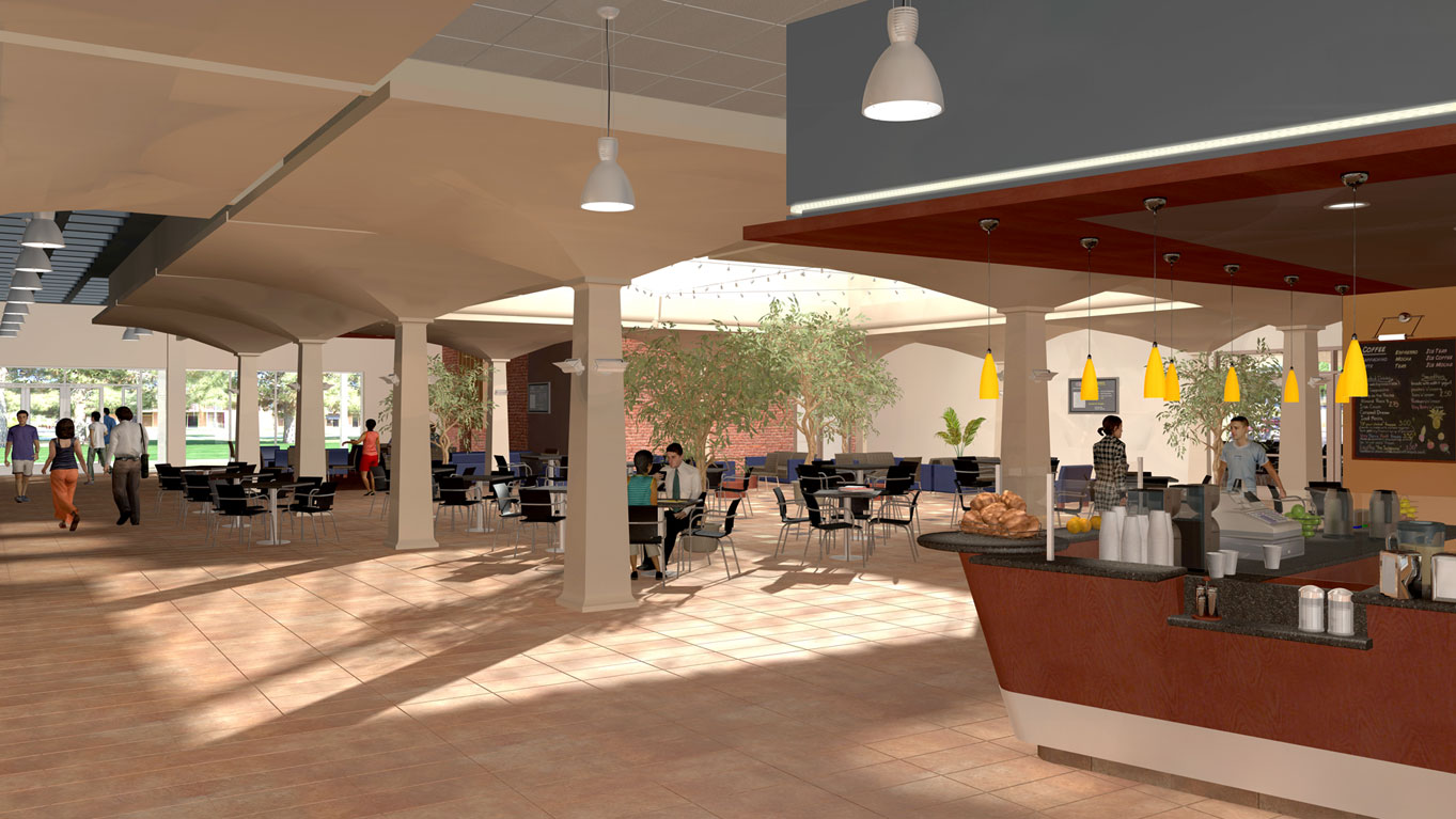 Student Union renovation - Artistic Rendering