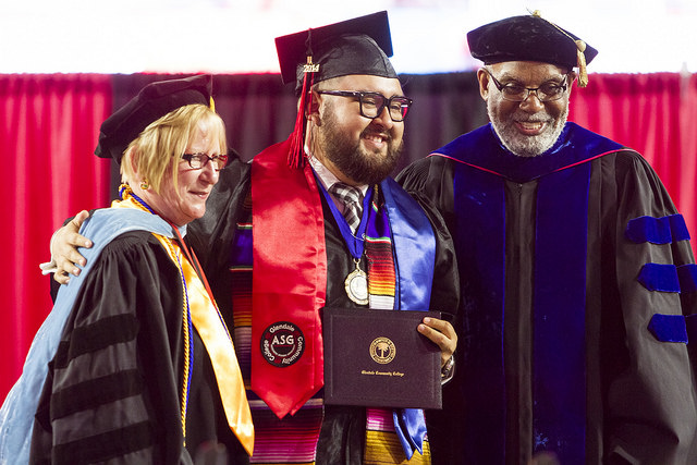 Student Receives Degree