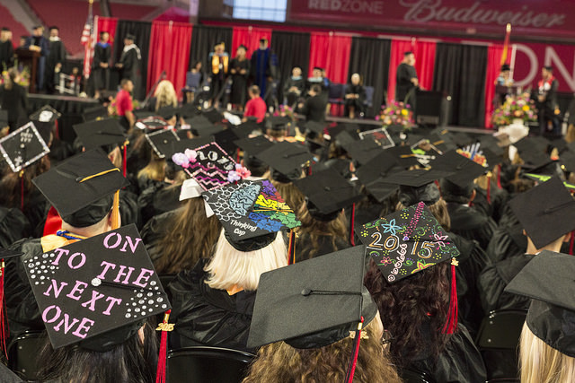 Students at Graduation