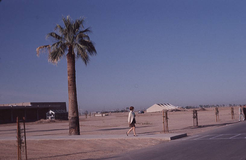 Student Walks Through the Early Campus