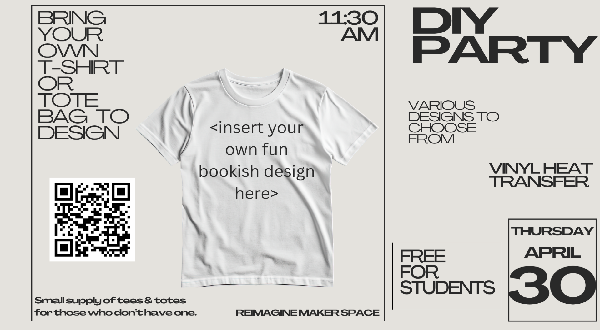 DIY T-Shirt/Tote Creation Party T-Shirt