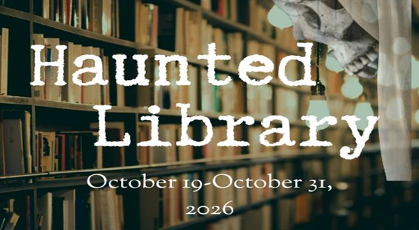 Haunted Library Spooky Image
